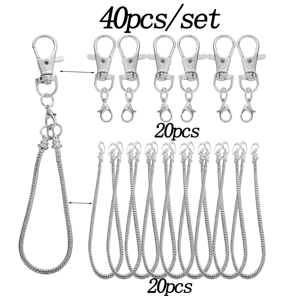 Beadable Keychain Set