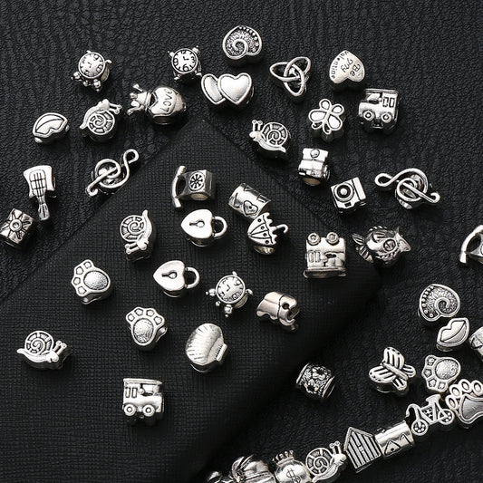 Mixed Alloy Large Hole Beads