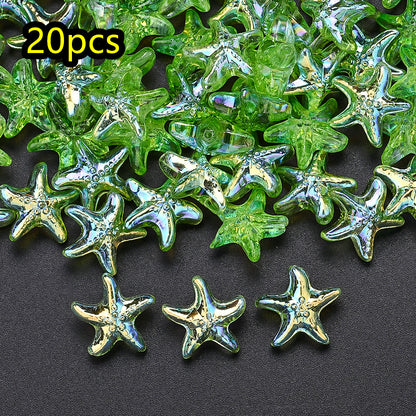 AB Ocean Starfish Glass Beads