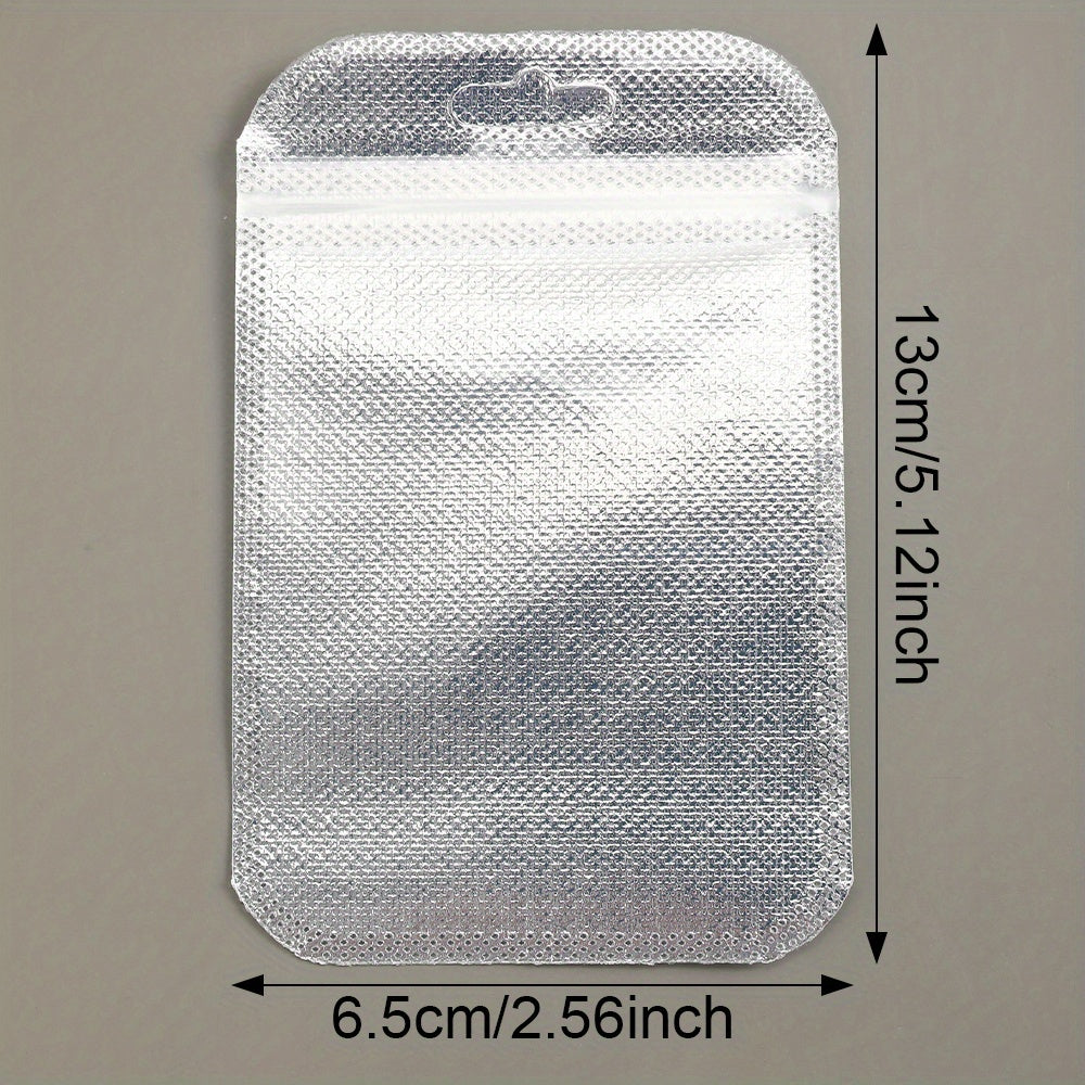 Iridescent Self-Sealing Jewelry Bags