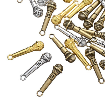 Microphone Alloy Pendants