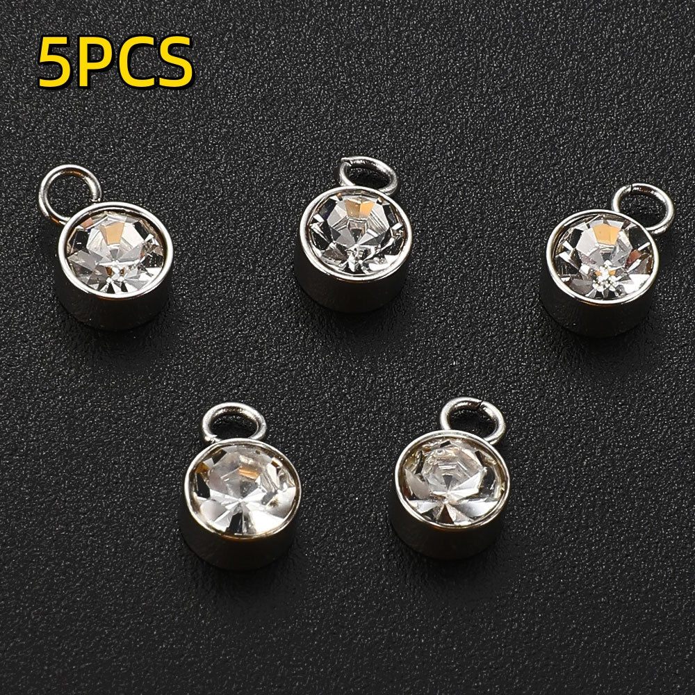 Birthstone Alloy Pendants