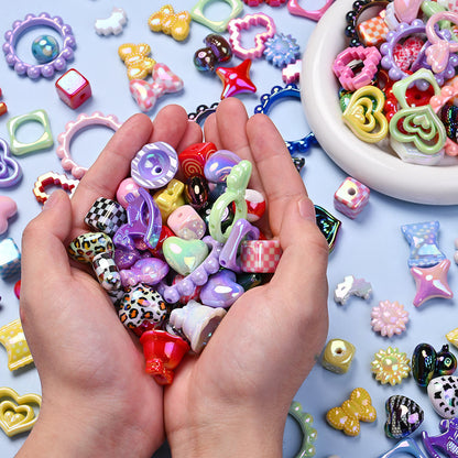 Vibrant Acrylic Spacer Beads