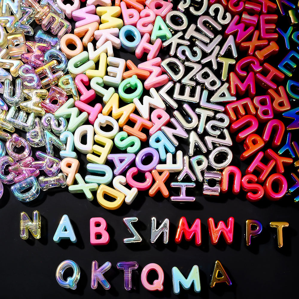 Acrylic Letter Beads