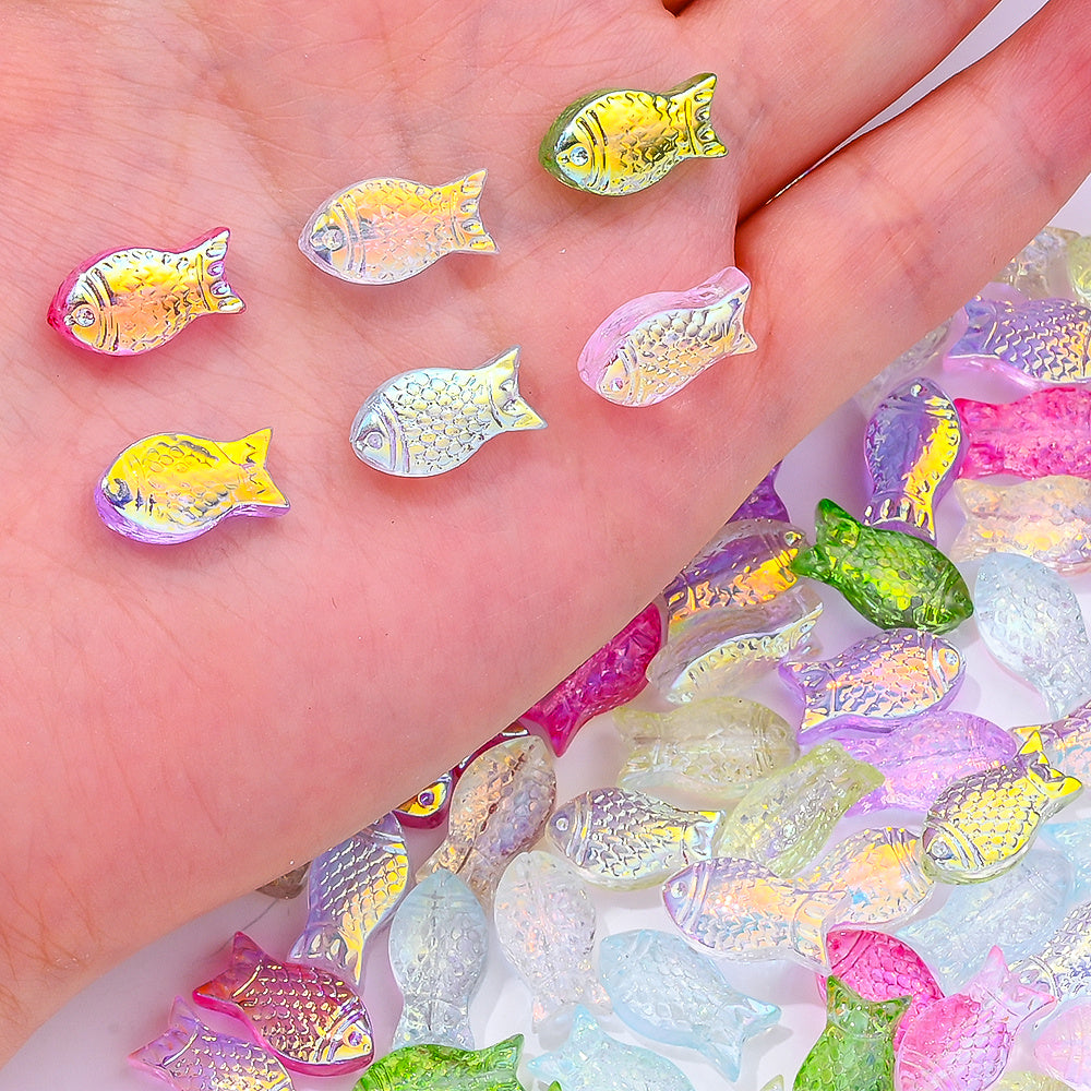 Gradient Goldfish Glass Beads