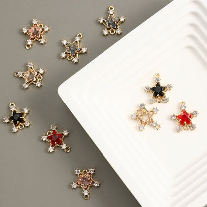 Glass Star Pendants