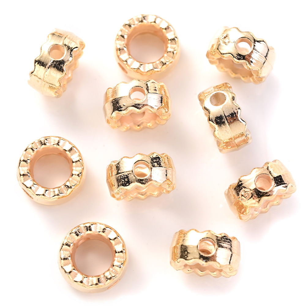Round CCB Spacer Beads