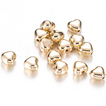 80pcs 6mm Love Beads CCB Plastic Coated Beads