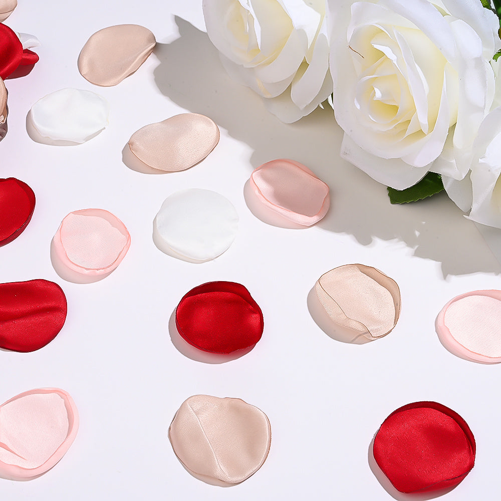 Pink Polyester Rose Petals
