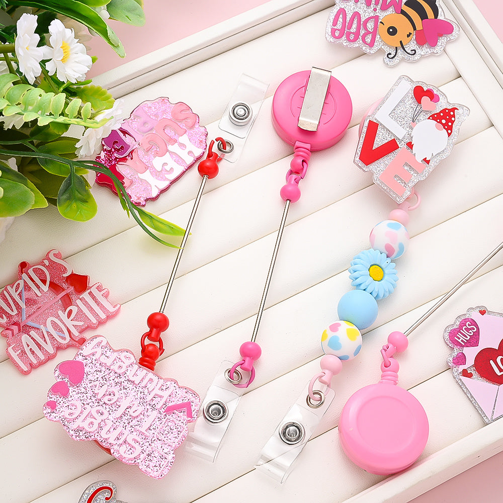 Beadable Badge Reel DIY Kit