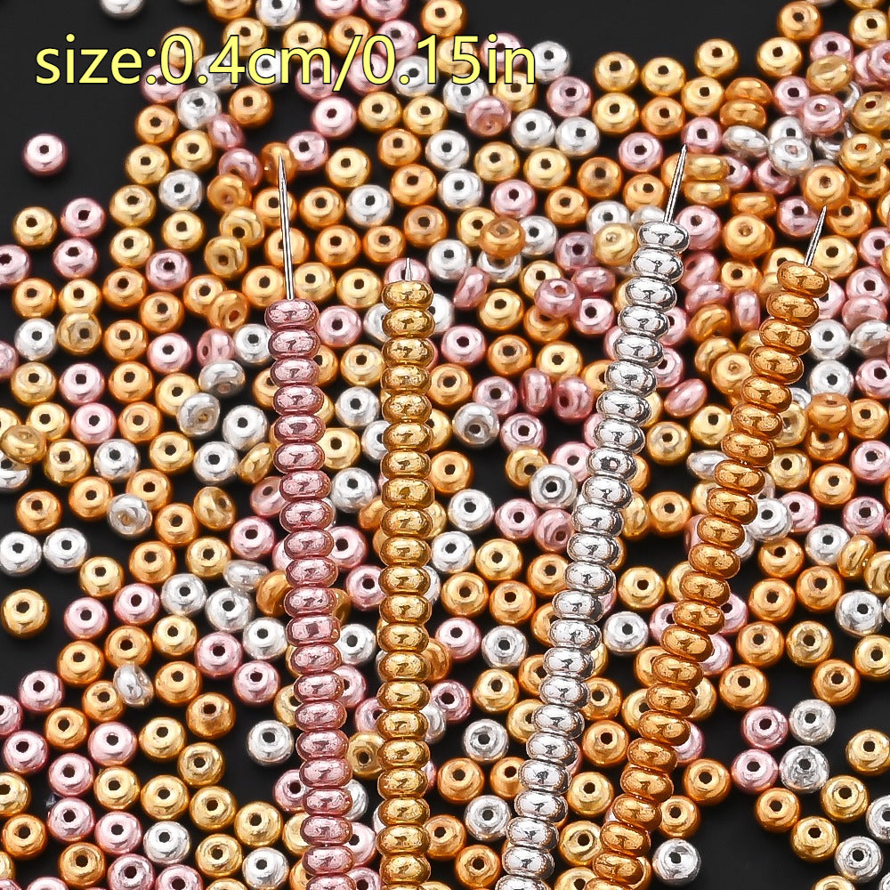 Transparent Alphabet Acrylic Beads