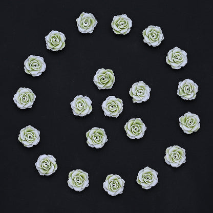 Gradient Resin Camellia Spacer Beads