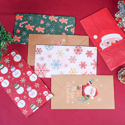 Christmas Paper Gift Bags with Sealing Stickers