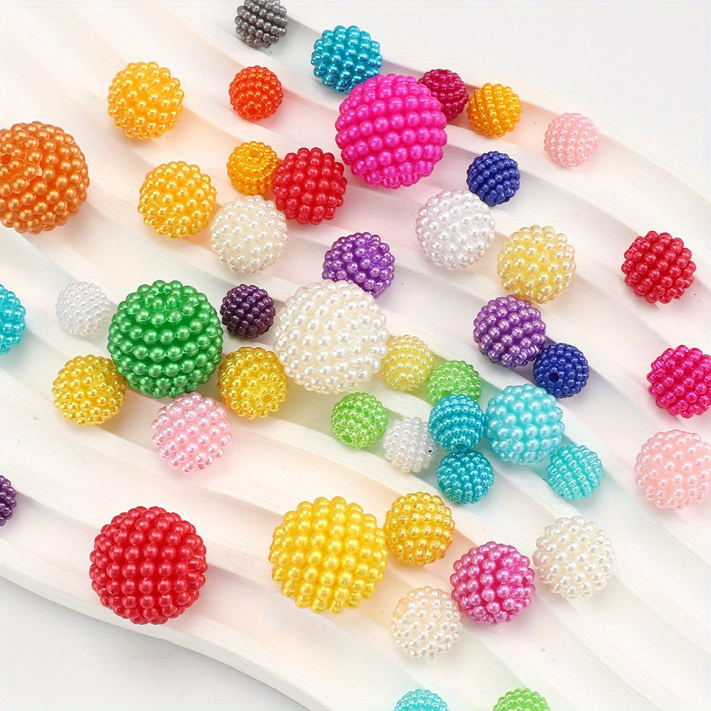 20/50pcs Multicolor Acrylic Bayberry Beads