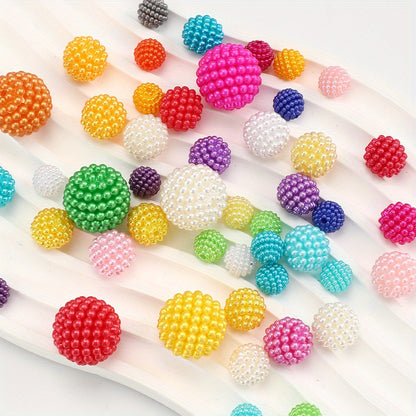 20/50pcs Multicolor Acrylic Bayberry Beads