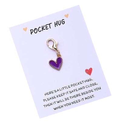 Heart Keychain with Thank You Card