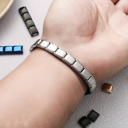 1PC Stainless Steel Modular Bracelet Link Set