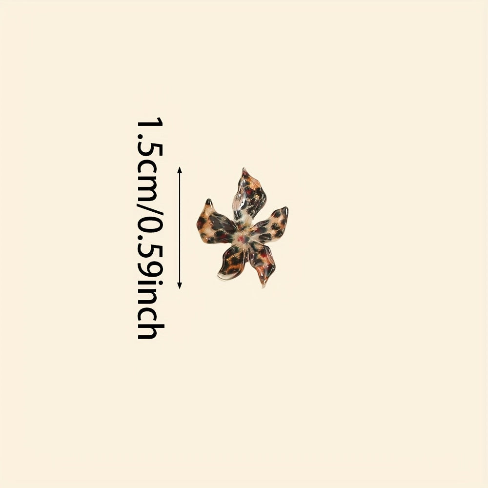 3D Resin Flower Flat Back Beads