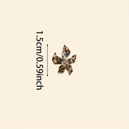3D Resin Flower Flat Back Beads