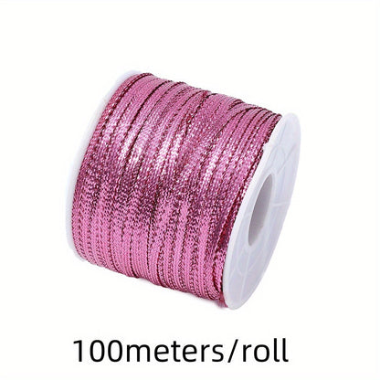100 m/Roll 3 mm Christmas Ribbon Cord