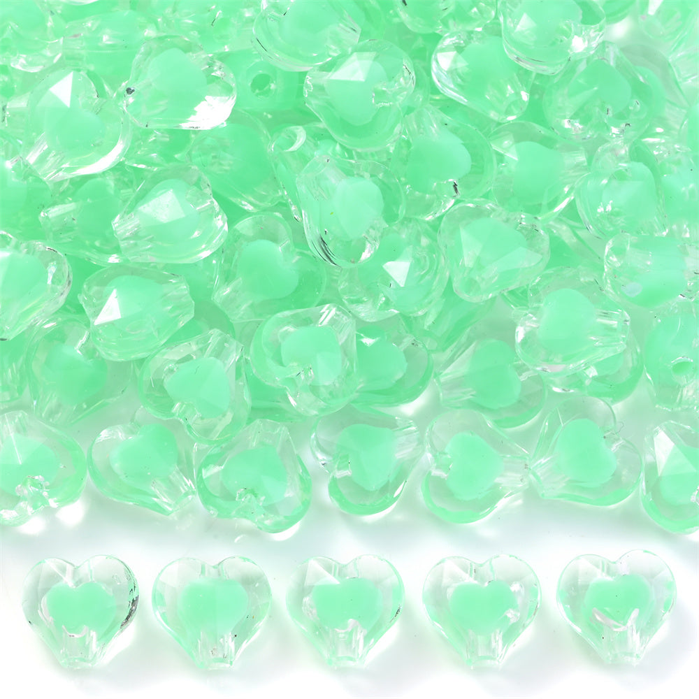 Acrylic Sweet Love AB Beads