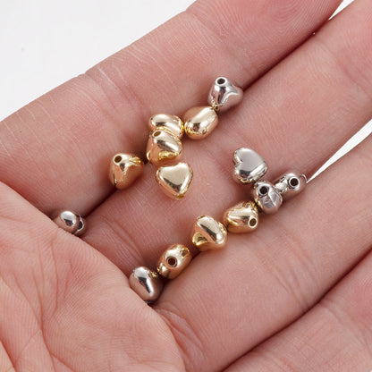 80pcs 6mm Love Beads CCB Plastic Coated Beads