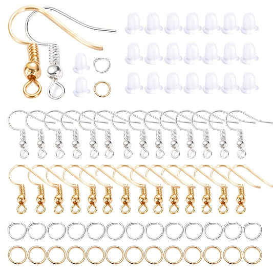 Gold Silver Earring Hook Set