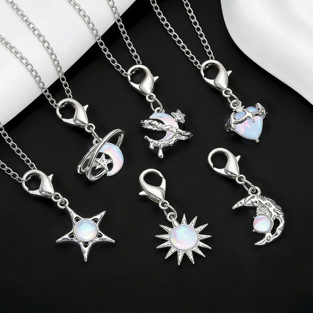 Moon Star Heart Alloy Charms