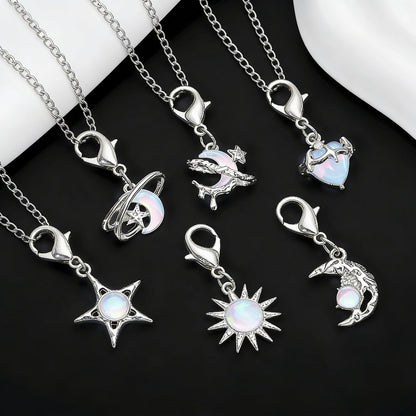 Moon Star Heart Alloy Charms