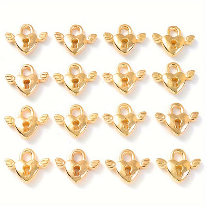 Love Lock Wing CCB Pendants