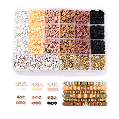 1box Jewelry Making Kit with Acrylic Letter Beads