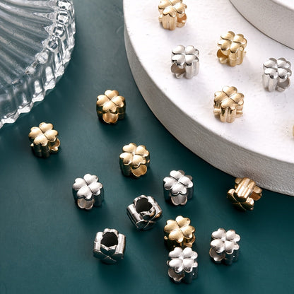 50-Piece 10 mm Heart & Flower CCB Beads