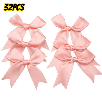 32-Piece Random Satin Ribbon Bow Set