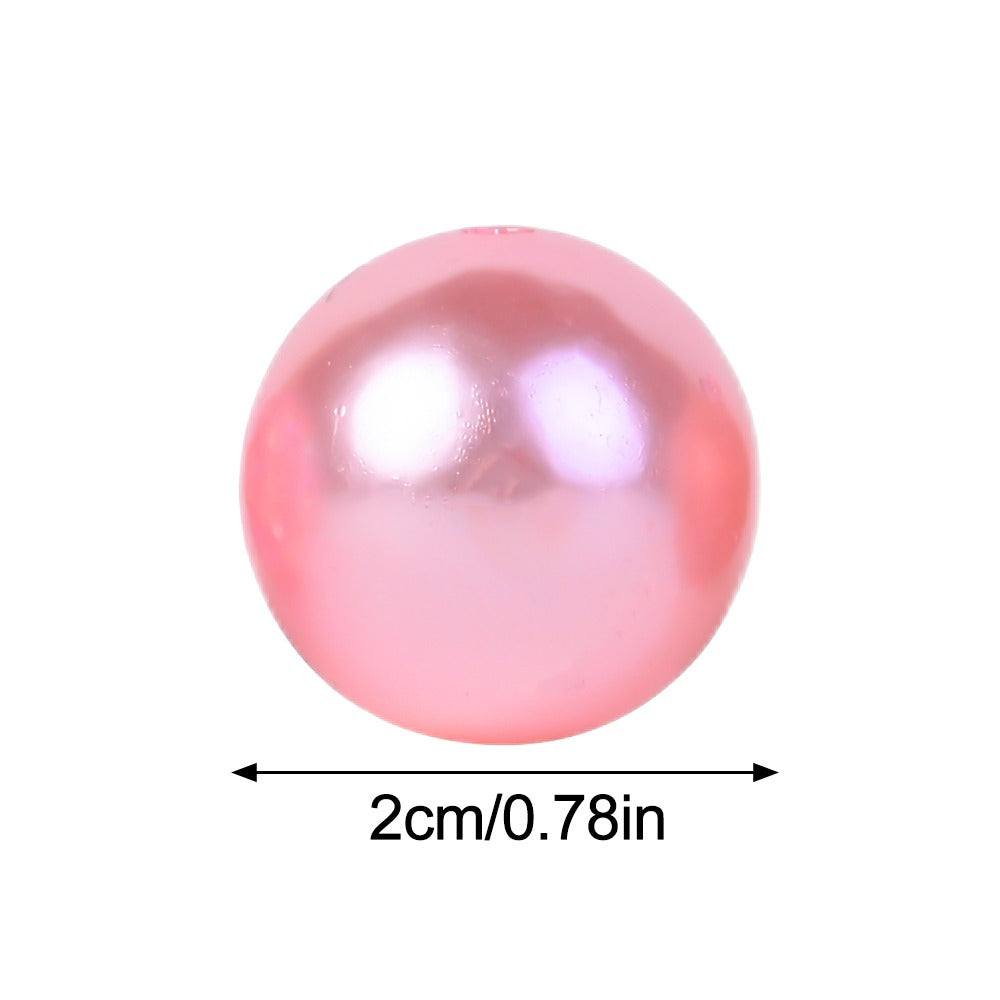 80pcs Acrylic High Gloss Rhinestone Beads Set