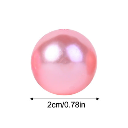80pcs Acrylic High Gloss Rhinestone Beads Set