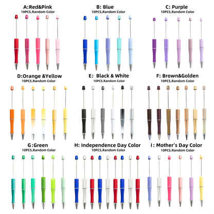 Christmas & Halloween Beadable Ballpoint Pen Set