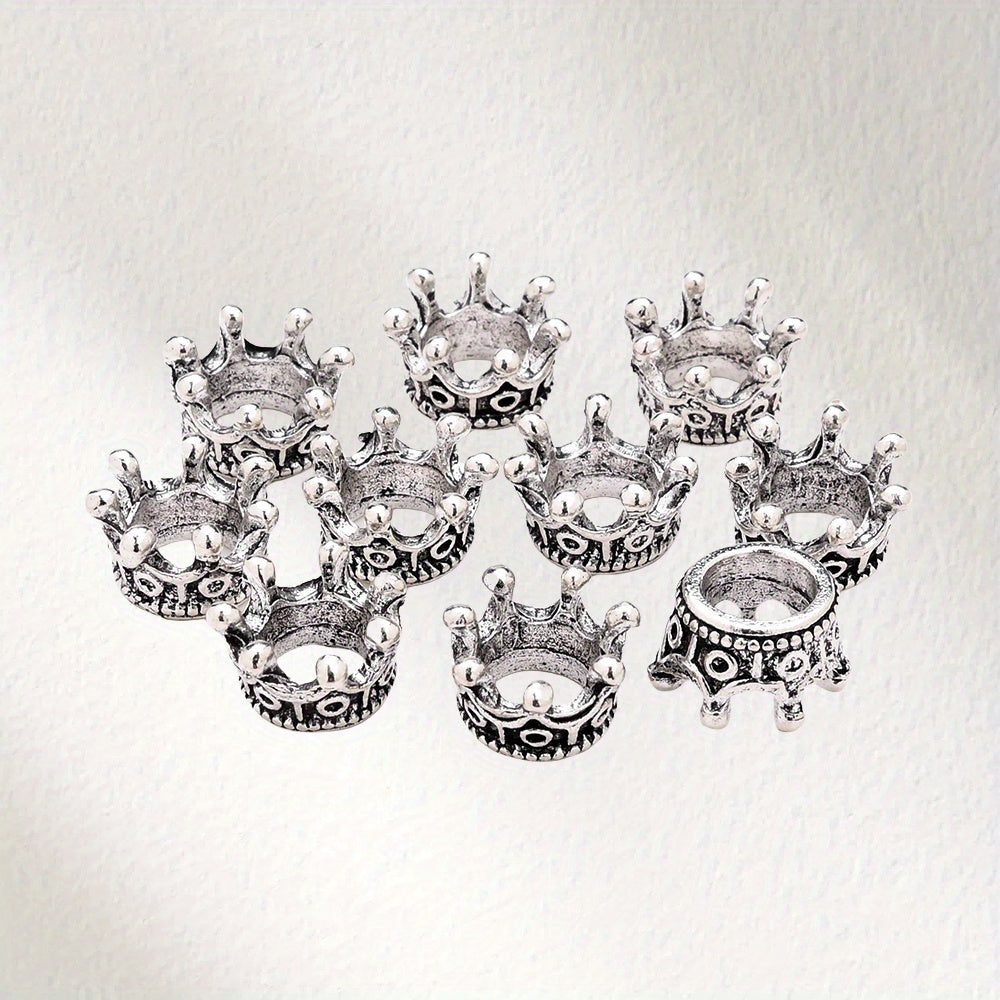 Metal Crown Alloy Beads