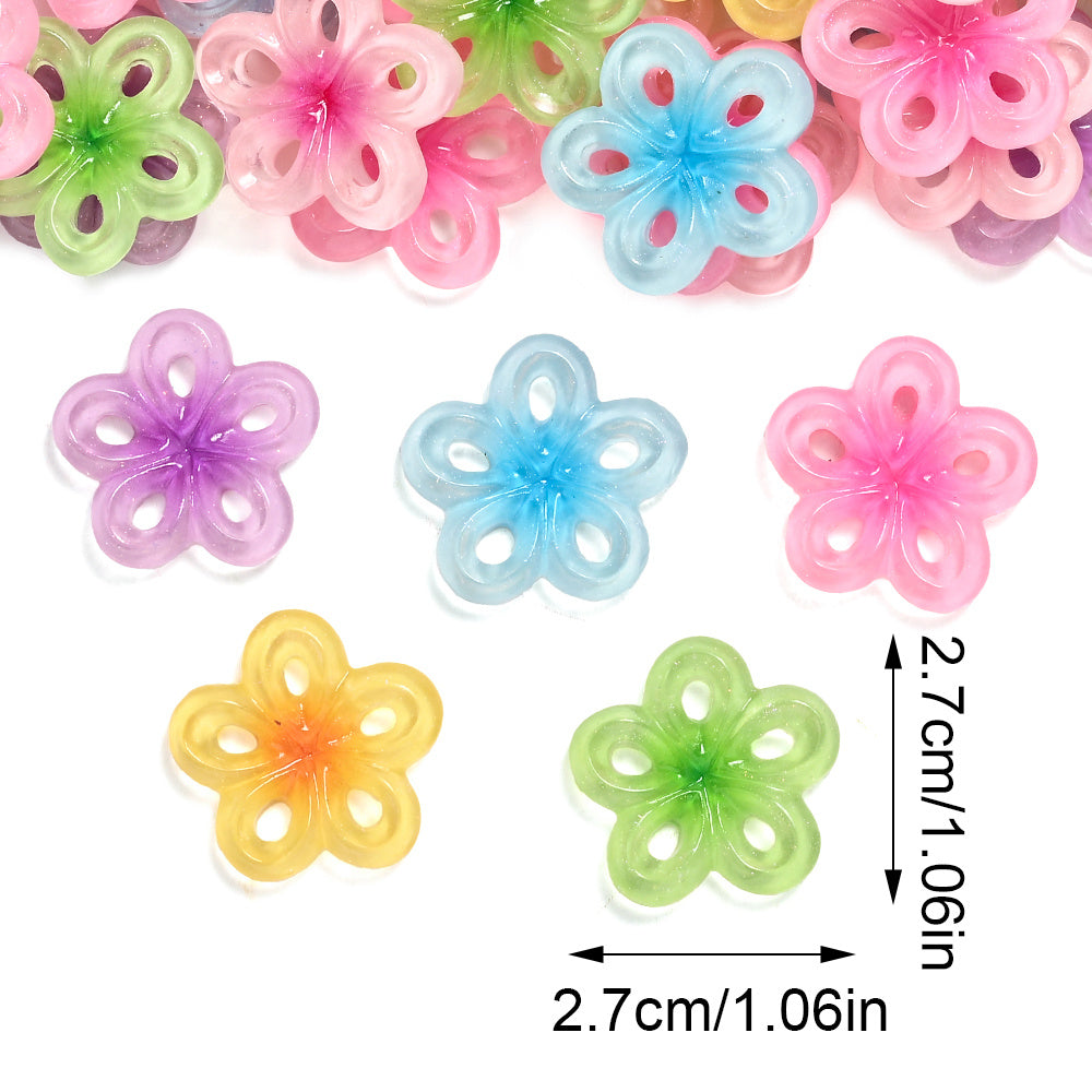 Gradient Flower Beads