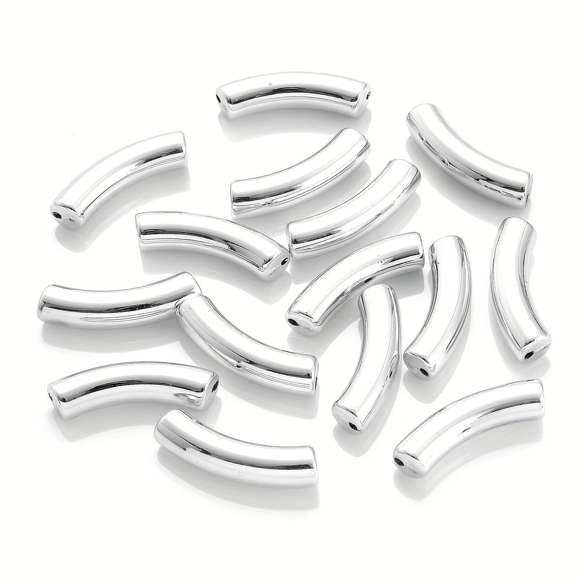 Gradient Curved Acrylic Beads