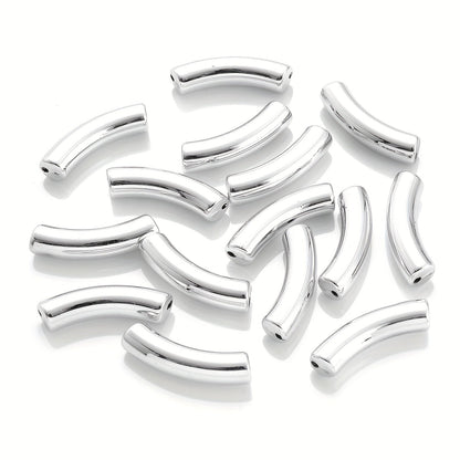 Gradient Curved Acrylic Beads