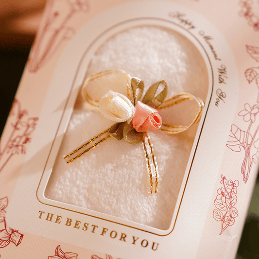20PCS Two-Tone Rose & Ribbon Bow Decoration Set