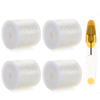 Elastic Jewelry Cord and Scissors Set