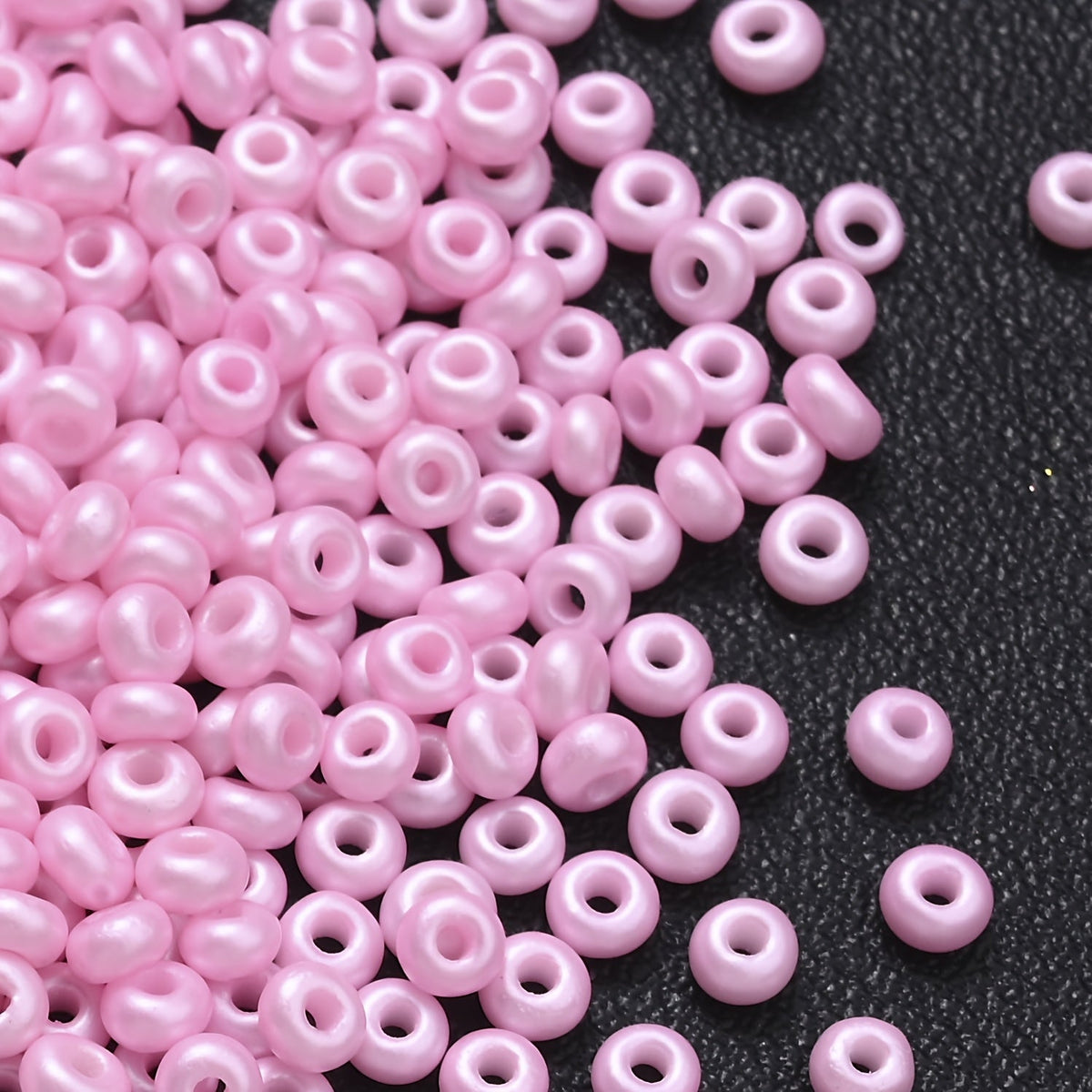 Colorful 3 mm Donut Rice Spacer Beads