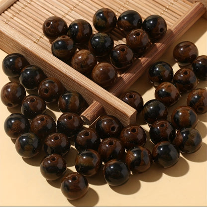 Starry Sky Round Resin Beads