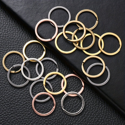 Flat Round Ring Keychain Buckles