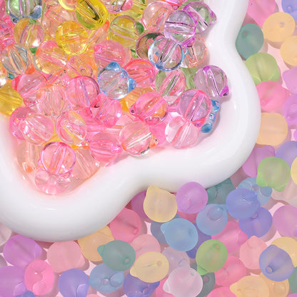 30pcs 12x13mm Cat Head Acrylic Beads