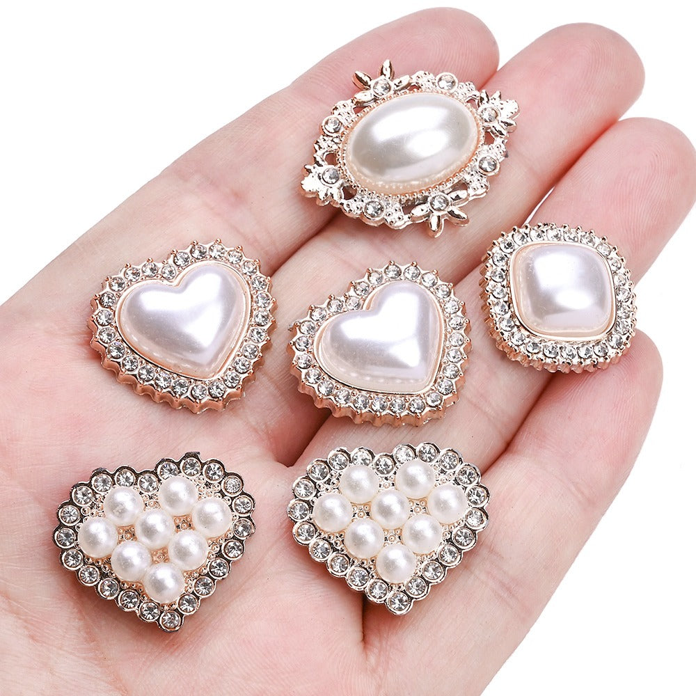 60pcs Acrylic Flatback Rhinestone Beads Set, No Hole Decorative Beads for DIY Jewelry Making