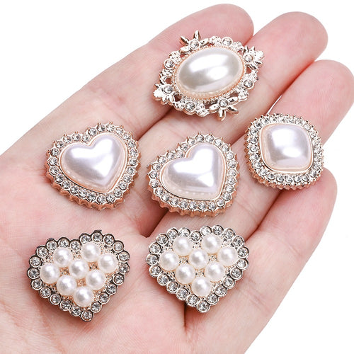 60pcs Acrylic Flatback Rhinestone Beads Set, No Hole Decorative Beads for DIY Jewelry Making