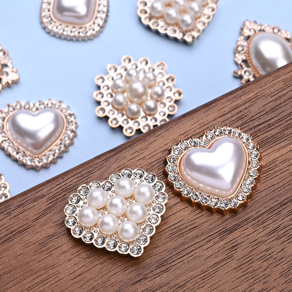 60pcs Acrylic Flatback Rhinestone Beads Set, No Hole Decorative Beads for DIY Jewelry Making