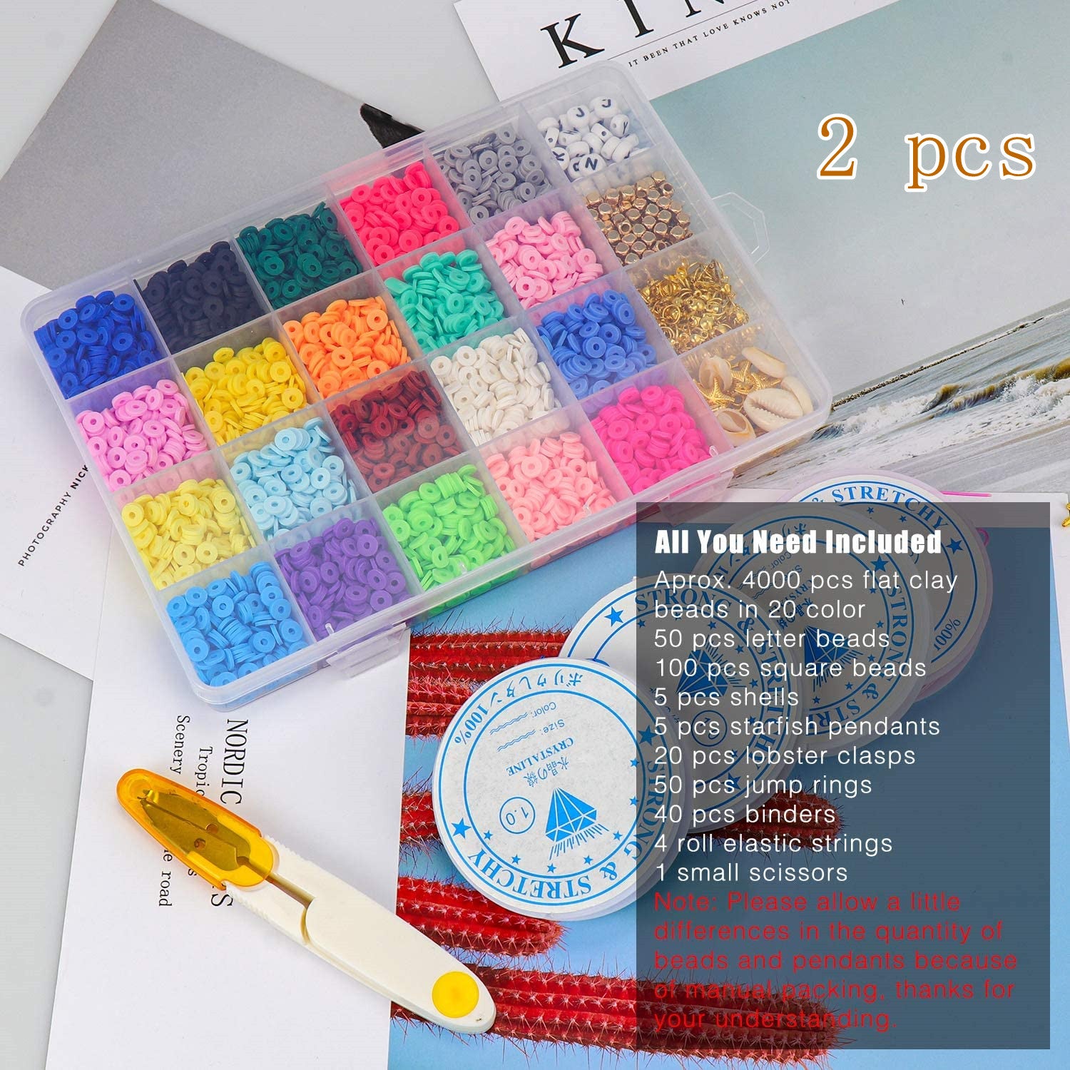 heishi beads 4000DIY  clay beads